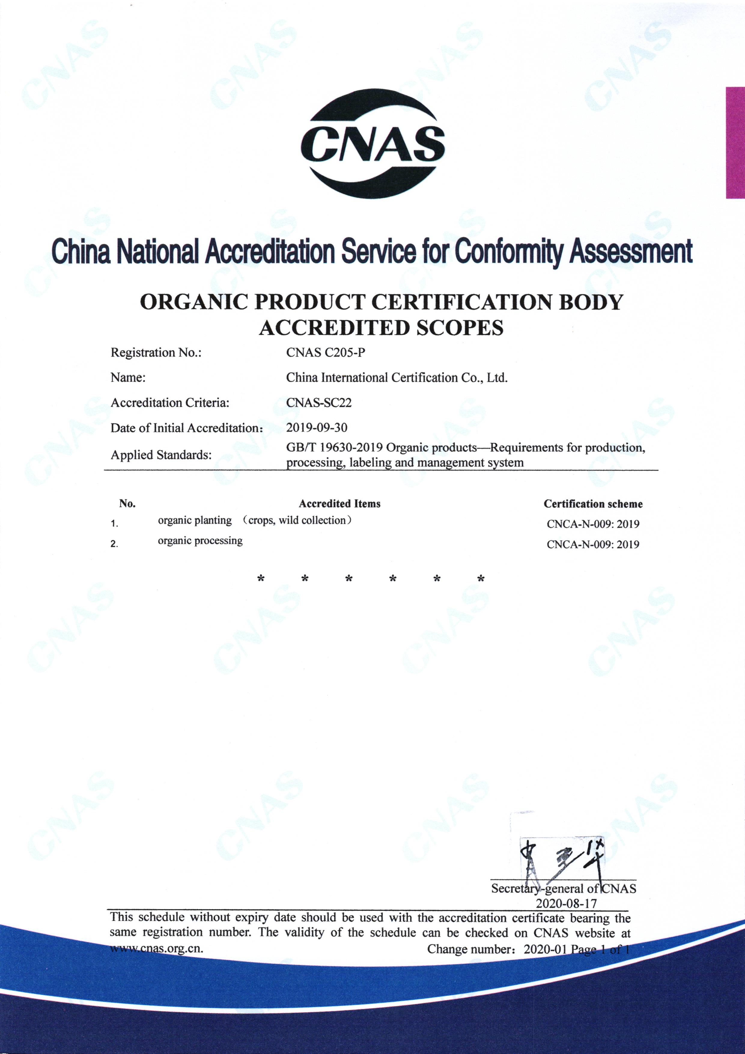 CNAS OP